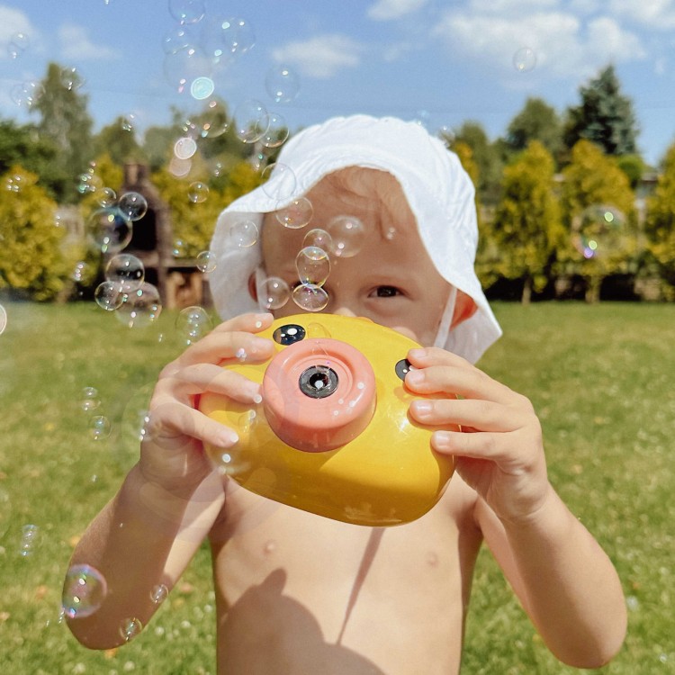 Maszyna Kurczaczek do Robienia Baniek Mydlanych dla Dzieci