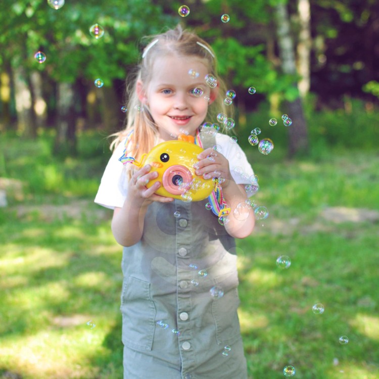 Maszyna Kurczaczek do Robienia Baniek Mydlanych dla Dzieci