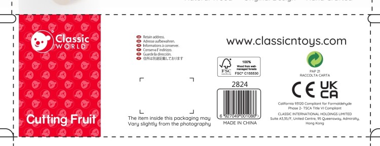 Drewniany Zestaw Do Krojenia Owoców na Rzepy