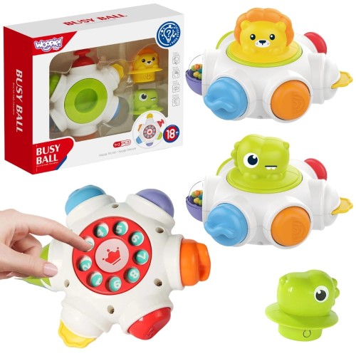 Kosmiczna Rakieta Aktywności - Edukacyjna Kostka Sensoryczna 18m+