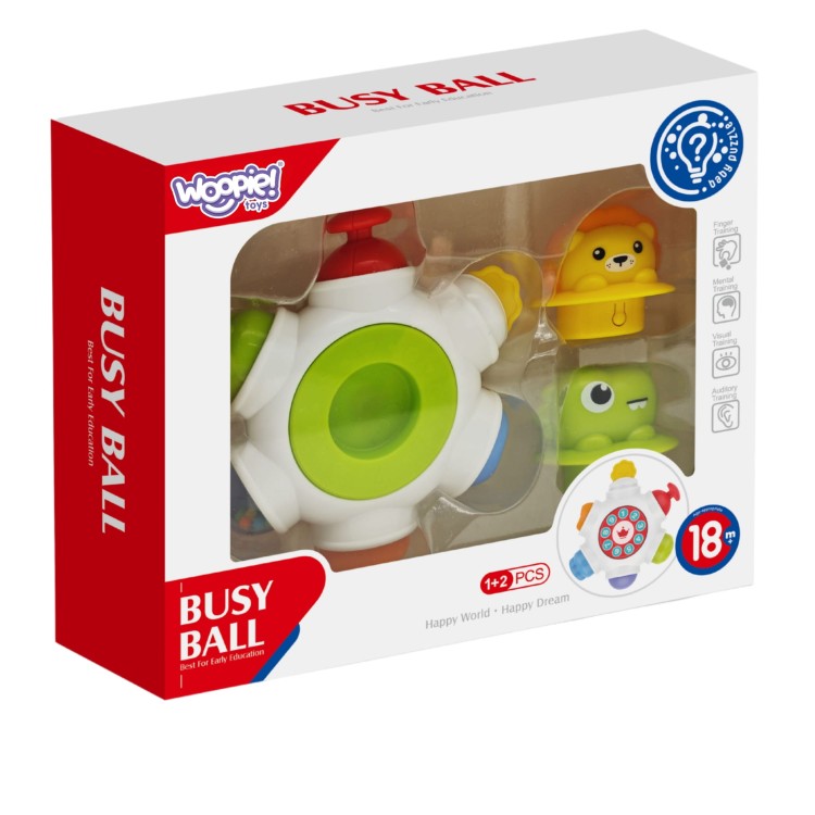 Kosmiczna Rakieta Aktywności - Edukacyjna Kostka Sensoryczna 18m+