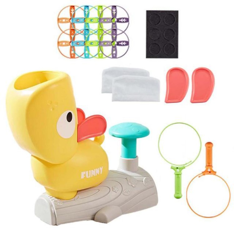 Gra Zręcznościowa Złap Frisbee z Wyrzutnią Dysków – WOOPIE