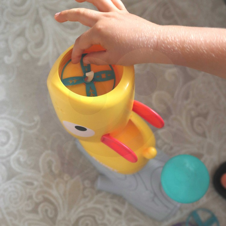 Gra Zręcznościowa Złap Frisbee z Wyrzutnią Dysków – WOOPIE