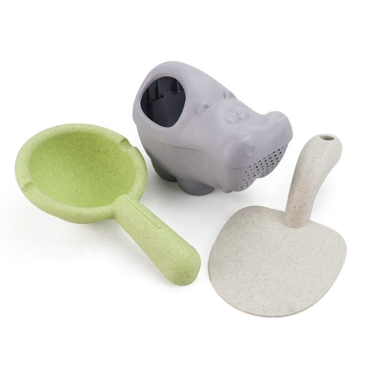 Zestaw do Piasku z Samochodzikiem WOOPIE GREEN 10 el. – Ekologiczna zabawa z BIO materiału