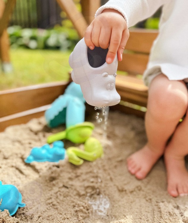 Zestaw do Piasku z Samochodzikiem WOOPIE GREEN 10 el. – Ekologiczna zabawa z BIO materiału