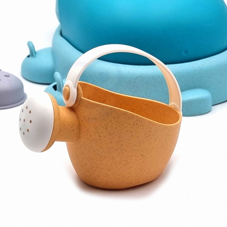 Zestaw 2w1 do Piasku i Wanny Żółwik WOOPIE GREEN 8 el. – Ekologiczna zabawa BIO