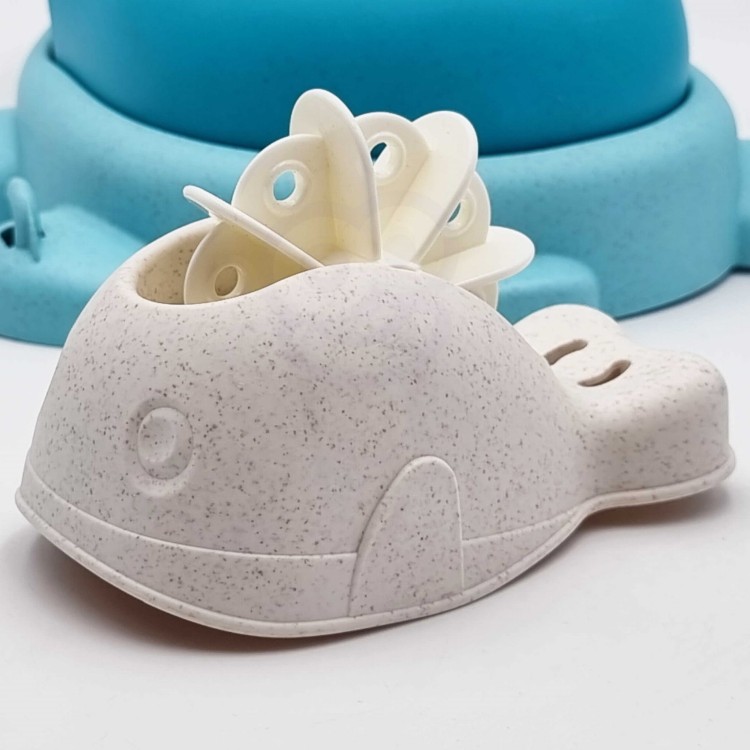 Zestaw 2w1 do Piasku i Wanny Żółwik WOOPIE GREEN 8 el. – Ekologiczna zabawa BIO