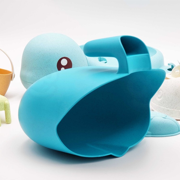 Zestaw 2w1 do Piasku i Wanny Żółwik WOOPIE GREEN 8 el. – Ekologiczna zabawa BIO