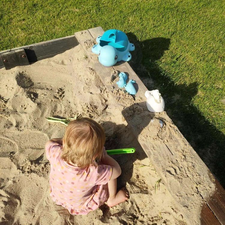 Zestaw 2w1 do Piasku i Wanny Żółwik WOOPIE GREEN 8 el. – Ekologiczna zabawa BIO