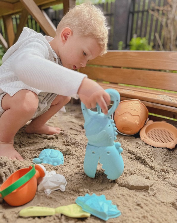 Krokodyl Łopatka Zbierak WOOPIE GREEN – BIO zabawka do piasku i wody