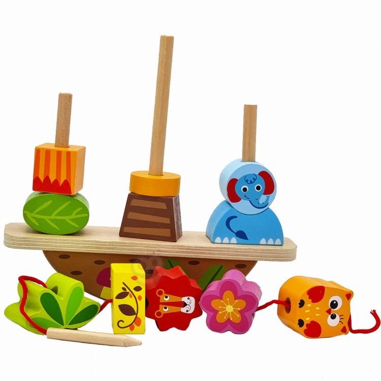 Układanka Balansująca Zwierzęta – TOOKY TOY Montessori