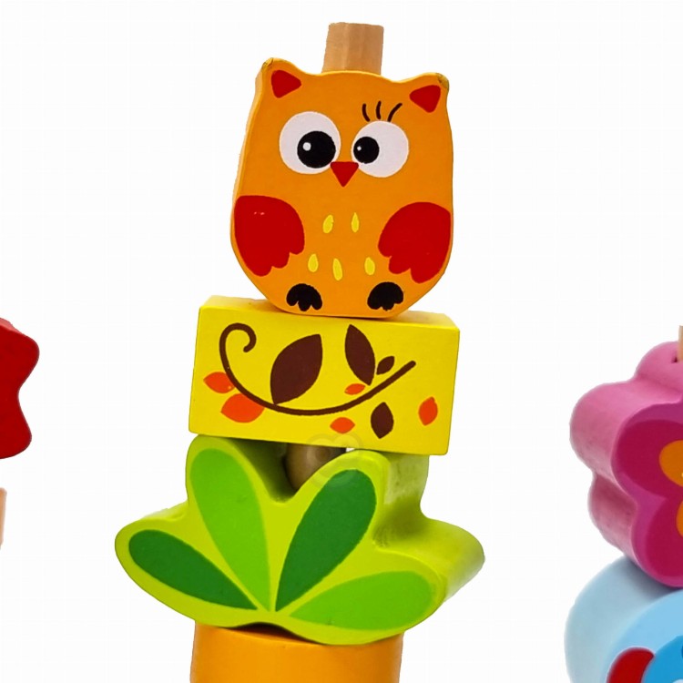 Układanka Balansująca Zwierzęta – TOOKY TOY Montessori