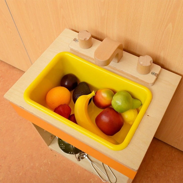 Realistyczne Owoce – Drewniany Zestaw do Kuchni 10 el. – Masterkidz