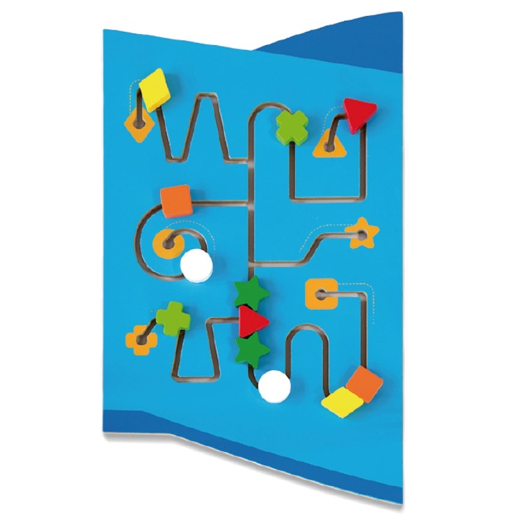 Drewniana Tablica Sensoryczna Manipulacyjna Samolot Montessori FSC – VIGA