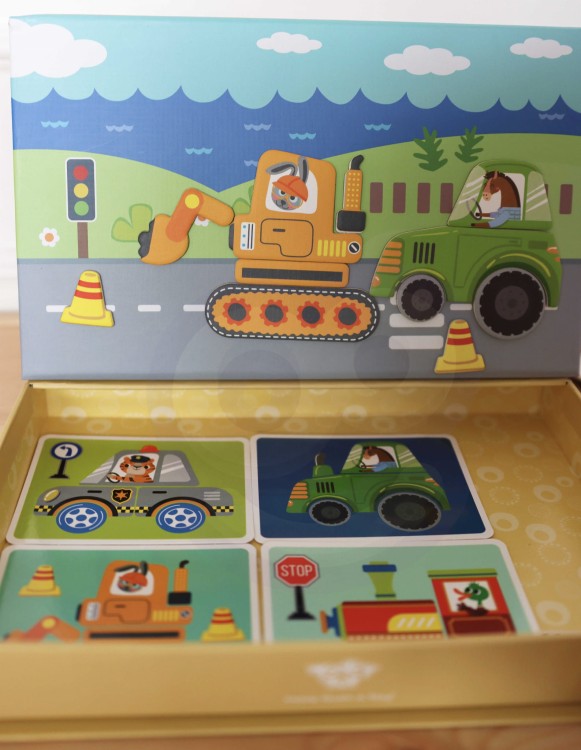 Układanka Edukacyjna Magnetyczna 80 el. – TOOKY TOY Montessori