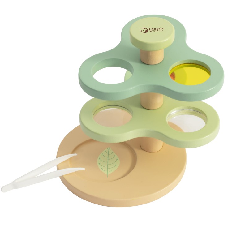 Mikroskop 2w1 i Lupa dla Dzieci – Classic World Eksploracja Świata Przyrody