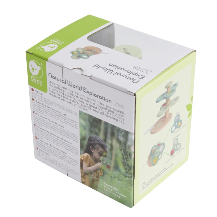 Mikroskop 2w1 i Lupa dla Dzieci – Classic World Eksploracja Świata Przyrody