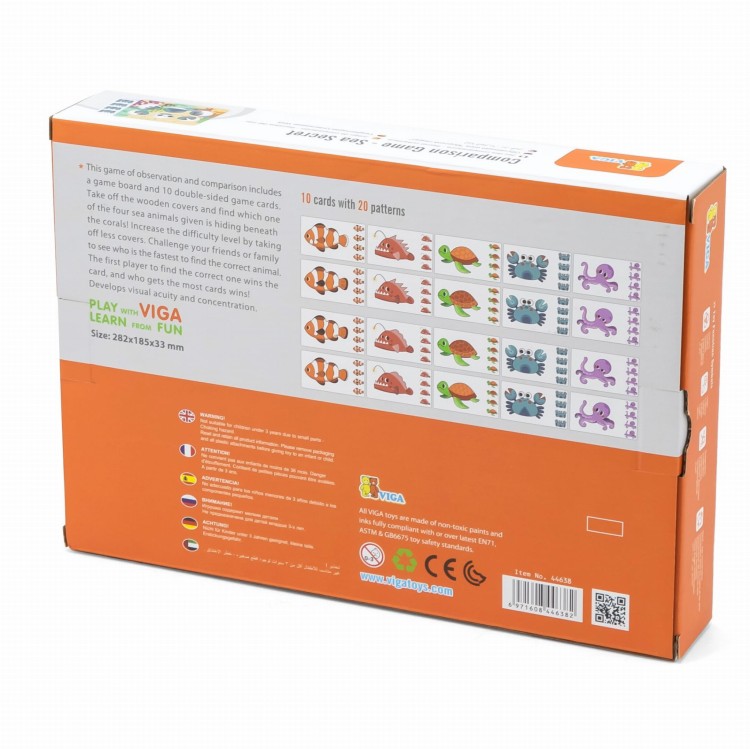 Gra Edukacyjna Porównaj i Znajdź Różnice – Zwierzęta Morskie | VIGA