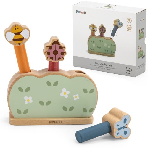 Drewniane Skaczące Zwierzątka – Wyskokowy Ogród | VIGA Montessori