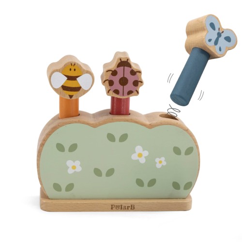 Drewniane Skaczące Zwierzątka – Wyskokowy Ogród | VIGA Montessori