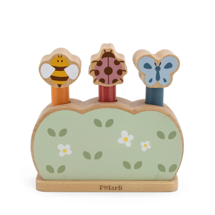 Drewniane Skaczące Zwierzątka – Wyskokowy Ogród | VIGA Montessori
