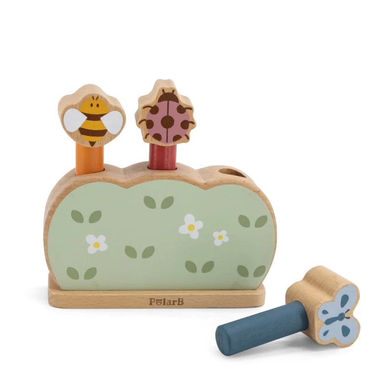 Drewniane Skaczące Zwierzątka – Wyskokowy Ogród | VIGA Montessori