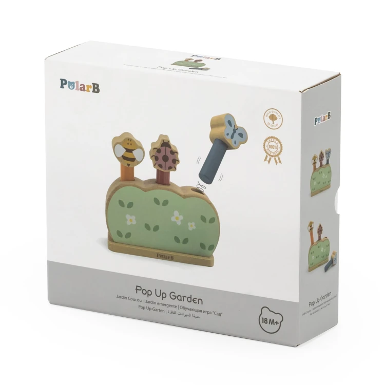 Drewniane Skaczące Zwierzątka – Wyskokowy Ogród | VIGA Montessori