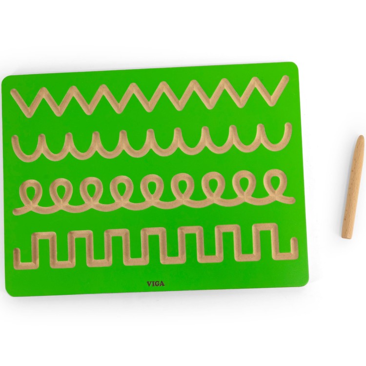 Tablica Grafomotoryczna Szlaczki – VIGA | Nauka Pisania i Ćwiczenie Ręki