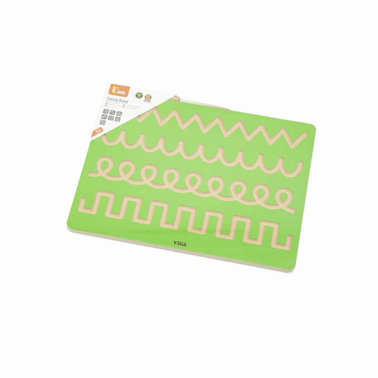 Tablica Grafomotoryczna Szlaczki – VIGA | Nauka Pisania i Ćwiczenie Ręki