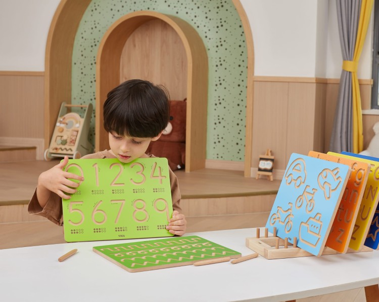 Tablica Grafomotoryczna Cyfry – VIGA | Nauka Pisania i Rozwój Motoryki
