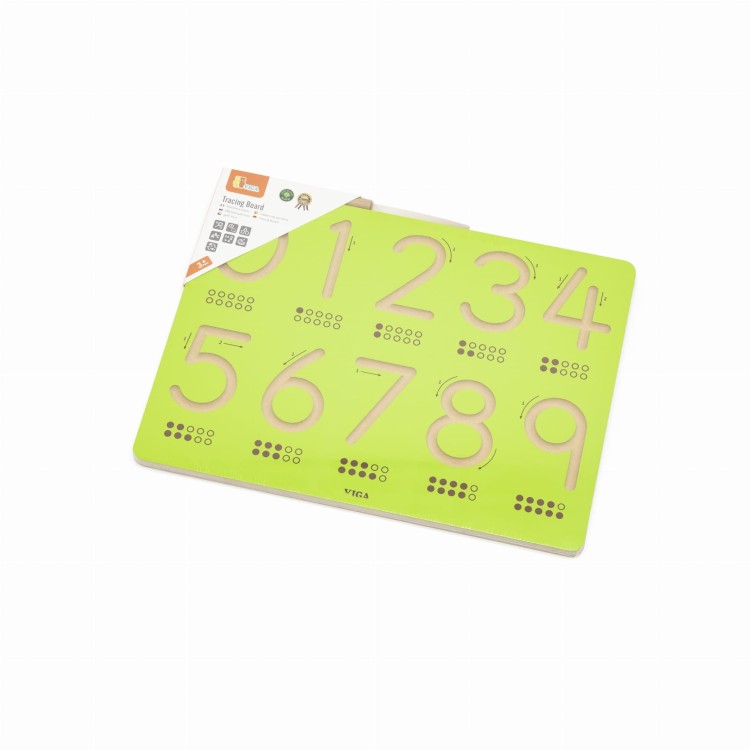 Tablica Grafomotoryczna Cyfry – VIGA | Nauka Pisania i Rozwój Motoryki