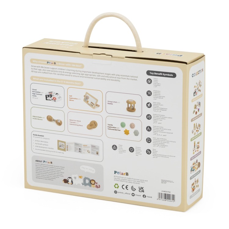 Zestaw Zabawek Edukacyjnych Box od 0 do 6 miesięcy | VIGA