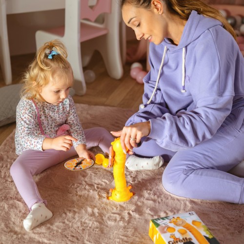 Gra Zręcznościowa Żyrafka Układanie Kubeczków | WOOPIE