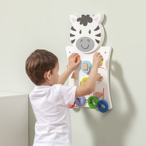 Drewniana Tablica Manipulacyjna Zebra FSC Montessori | VIGA