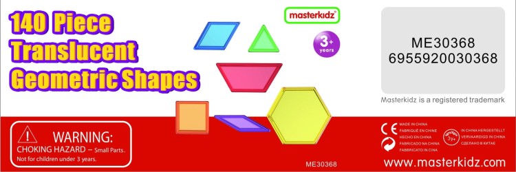 Zestaw Klocków Montessori Tangram Mozaika 140 el.