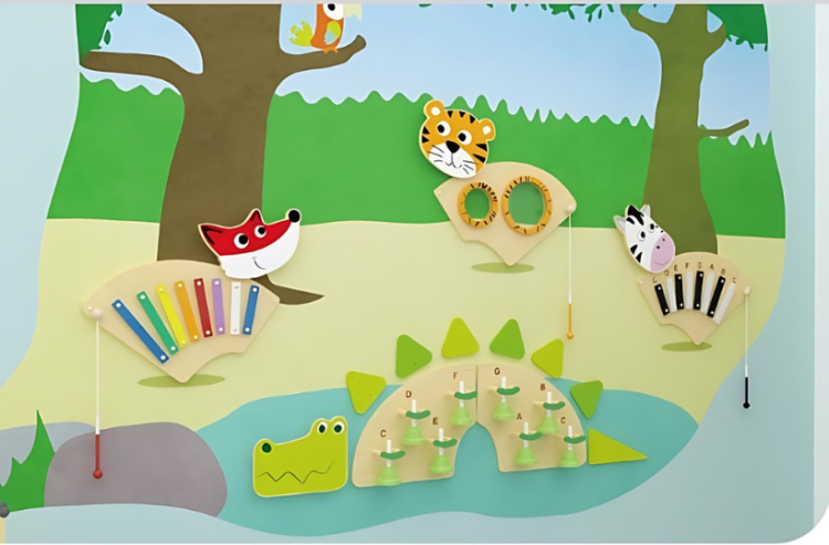 Muzyczna Tablica Ścienna ZEBRA CLASSIC WORLD EDU