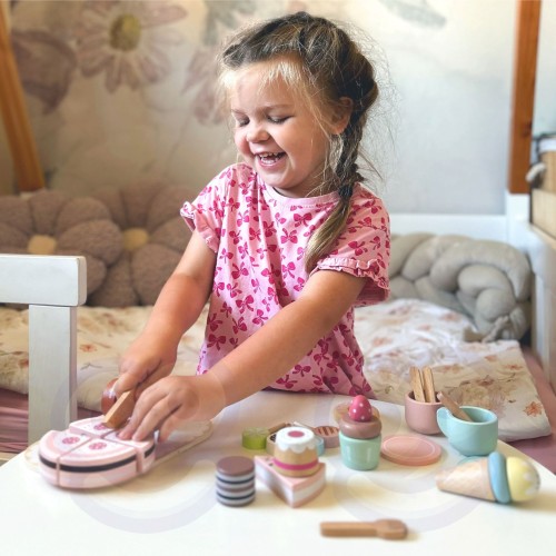 Drewniany Zestaw Słodkości Sweet Cake Cukiernia Lodziarnia TOOKY TOY