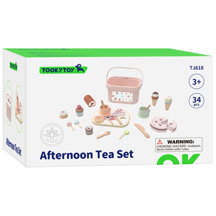 Drewniany Zestaw Słodkości Sweet Cake Cukiernia Lodziarnia TOOKY TOY