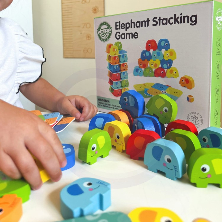 Gra Zręcznościowa Słonik na Słoniku WOOPIE GREEN FSC