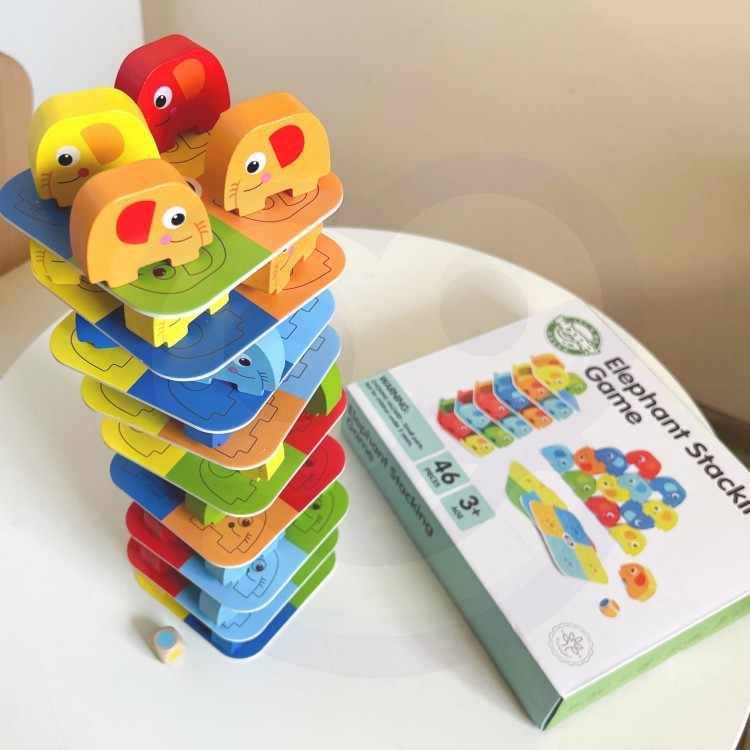 Gra Zręcznościowa Słonik na Słoniku WOOPIE GREEN FSC