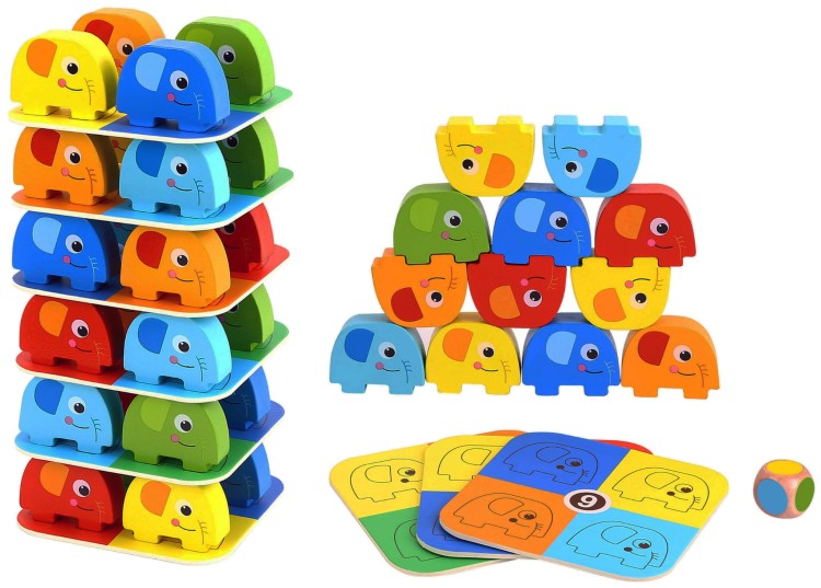 Gra Zręcznościowa Słonik na Słoniku WOOPIE GREEN FSC