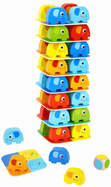 Gra Zręcznościowa Słonik na Słoniku WOOPIE GREEN FSC