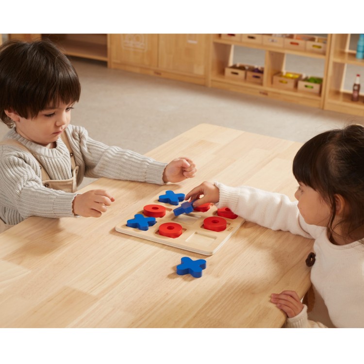 Drewniana Gra Kółko i Krzyżyk Klasyczna – VIGA