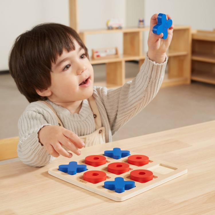 Drewniana Gra Kółko i Krzyżyk Klasyczna – VIGA