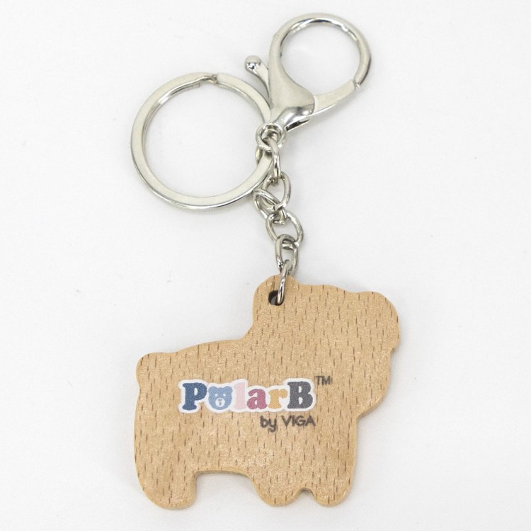 Drewniany Breloczek Biały Miś PolarB VIGA