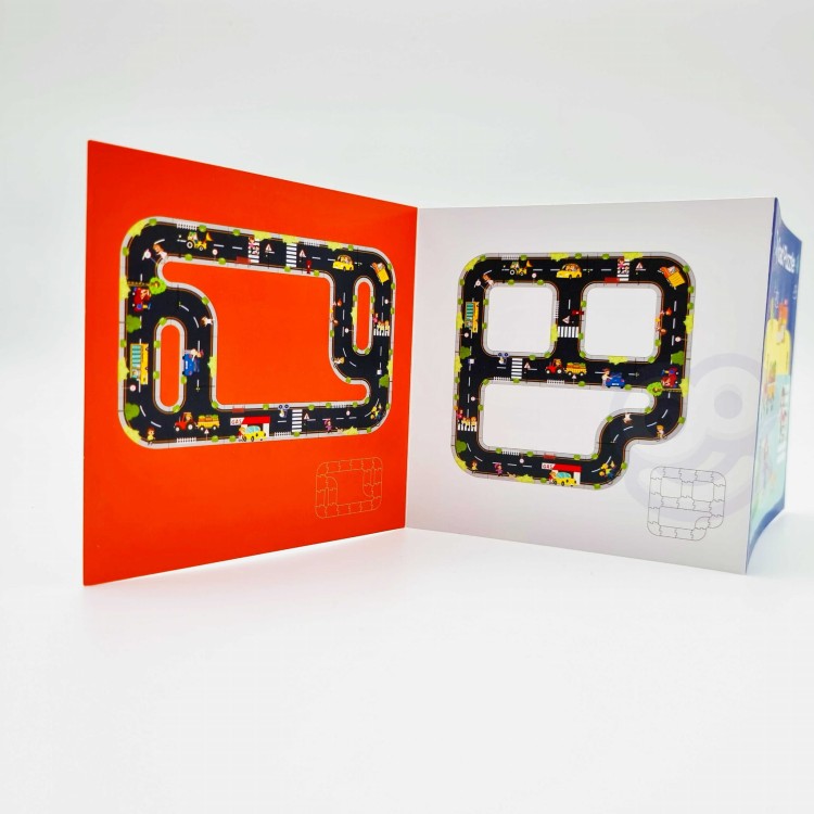 Droga Puzzle dla Dzieci Autostrada Makieta 21 el. – WOOPIE GREEN