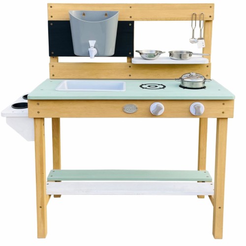 Duża Drewniana Kuchnia do Zabawy z Wodą i Piaskiem – AXI
