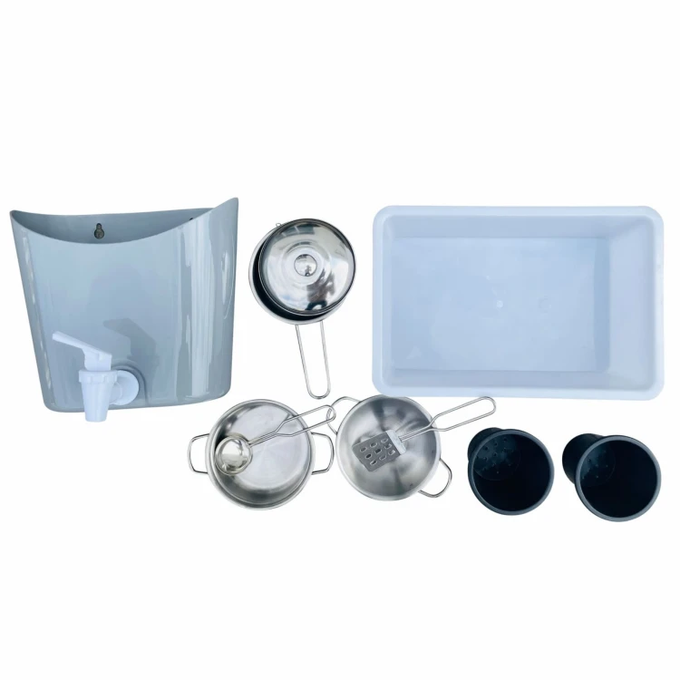 Duża Drewniana Kuchnia do Zabawy z Wodą i Piaskiem – AXI