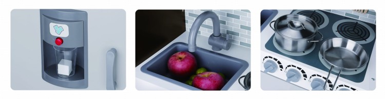 Kuchnia Drewniana Nowoczesna z Akcesoriami – TOOKY TOY