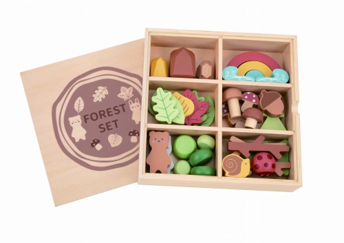 Zestaw Leśny – Układanka w stosy Klocki i Figurki TOOKY TOY